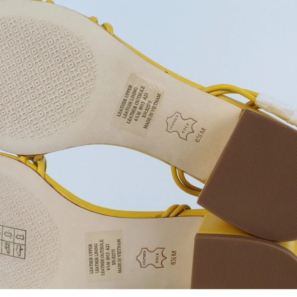 ❤️❤️ Tory Burch Mini Benton Knot Strap Leather Sandal, GOLDFINCH❤️❤️
